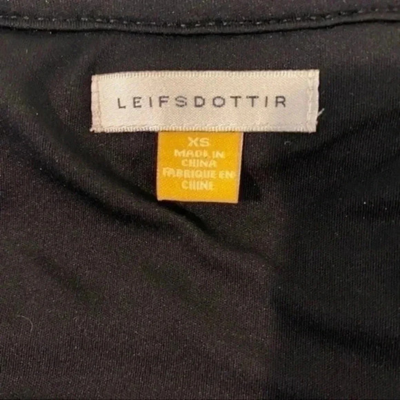 Anthropologie leifsdottir blue short sleeve sequin top XS - Picture 6 of 7